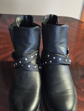 3 For $40 Ardene Black Studded Ankle Boots